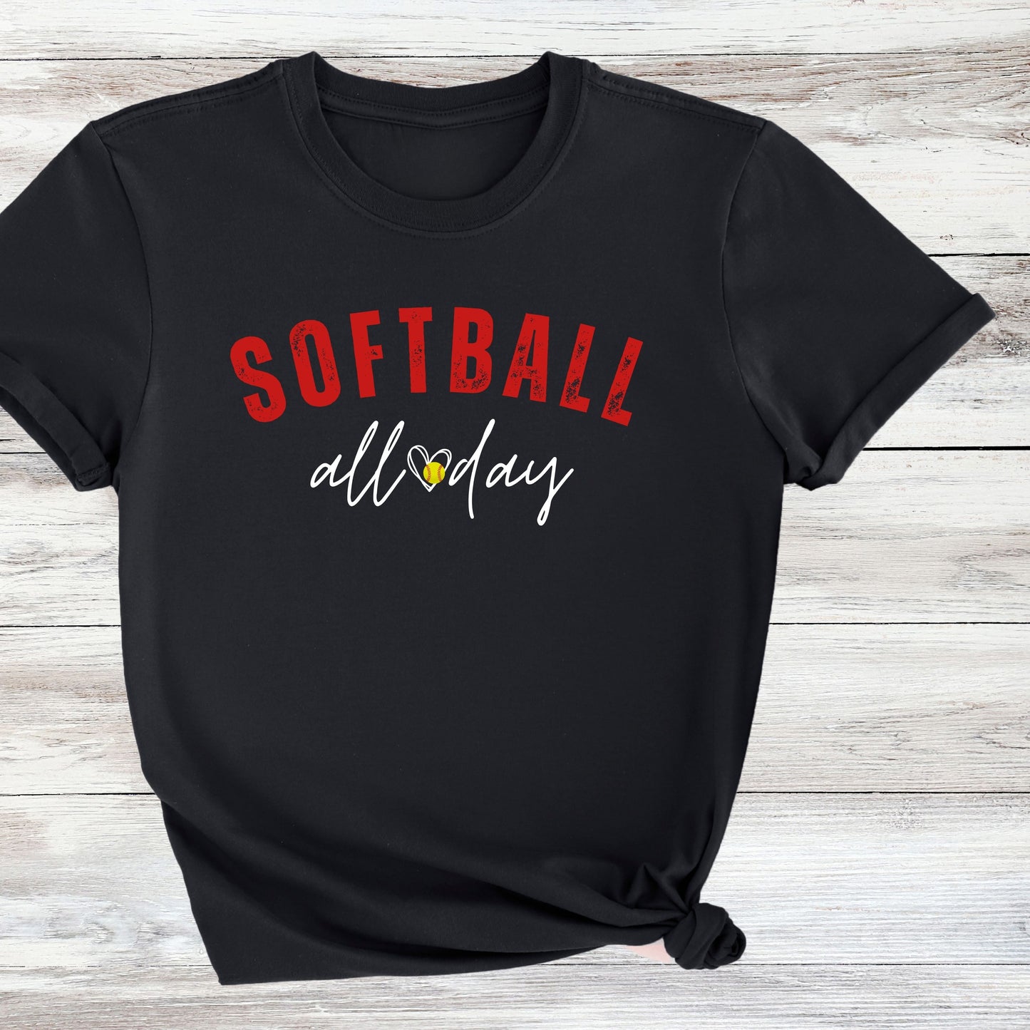 Softball All Day T-Shirt, Crewneck or Hoodie