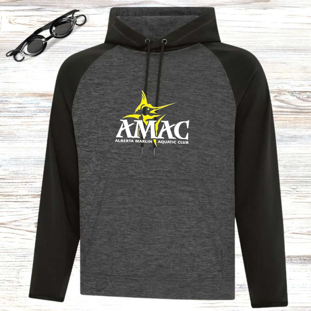 Two Tone Classic AMAC Marlins Logo Hoodie
