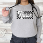 Checkered Nurse Crewneck or Hoodie