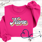 Retro Nurse Crewneck or Hoodie