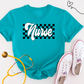 Checkered Nurse T-Shirt