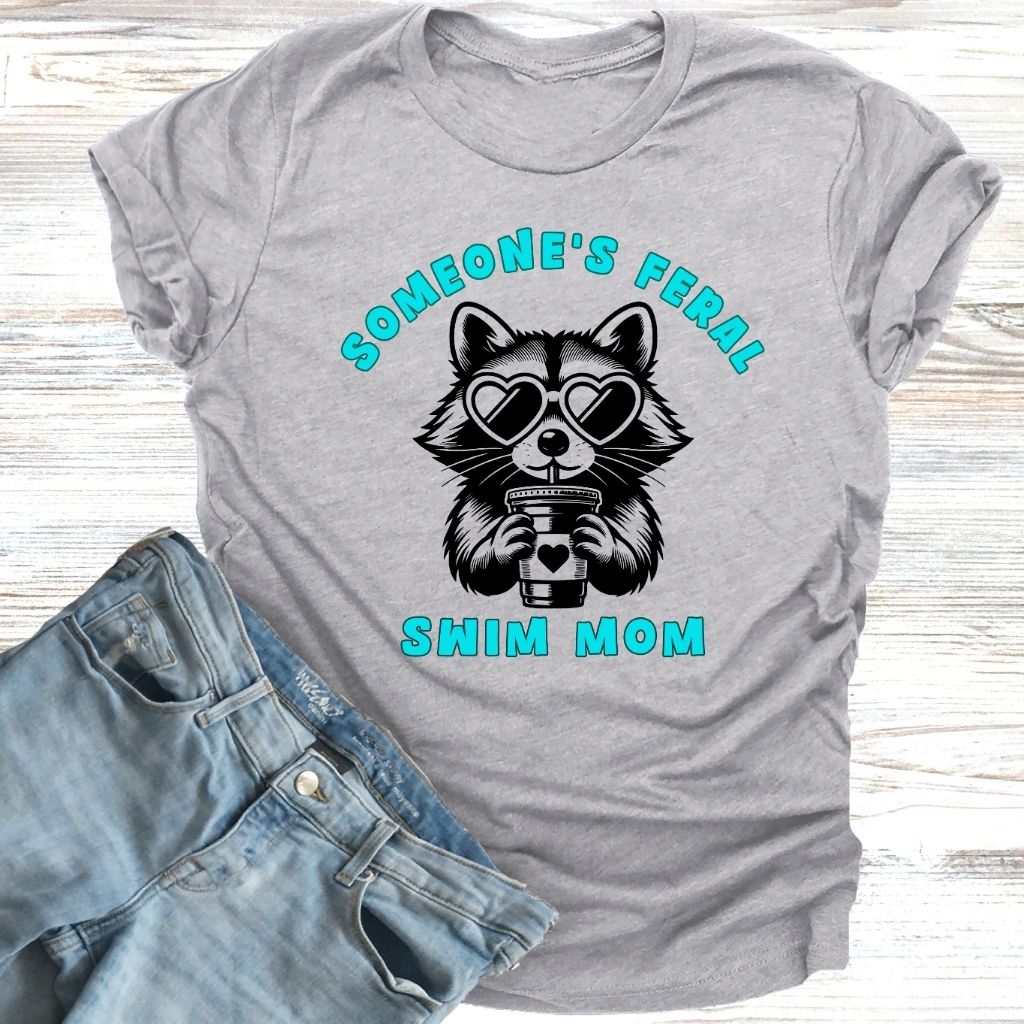 Feral Swim Mom T-Shirt