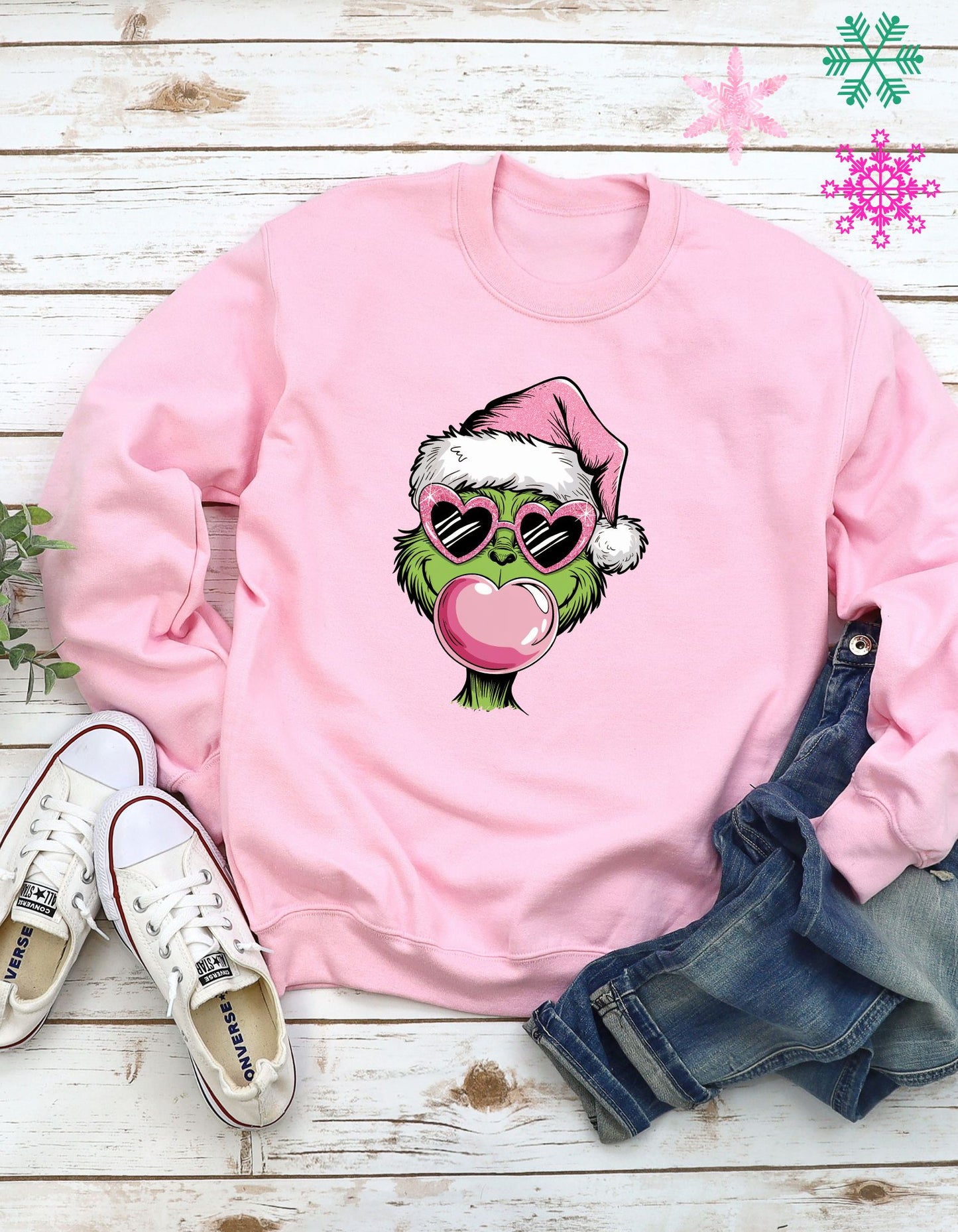 Grinch Bubble T-shirt, Crewneck or Hoodie