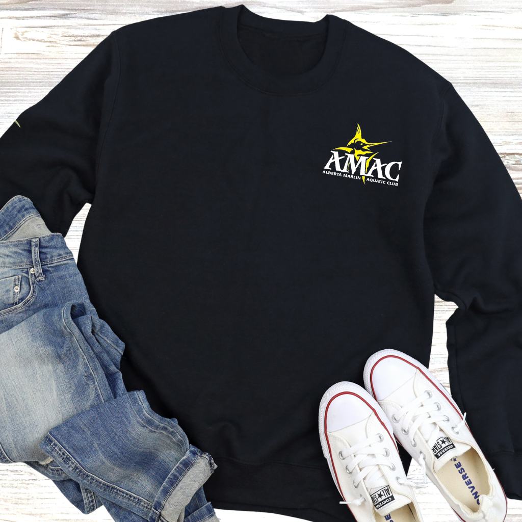 Classic AMAC Marlins Logo Crewneck or Hoodie