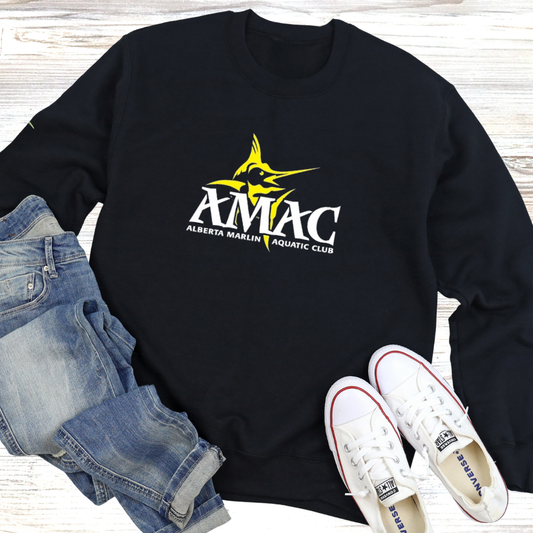 Classic AMAC Marlins Logo Crewneck or Hoodie