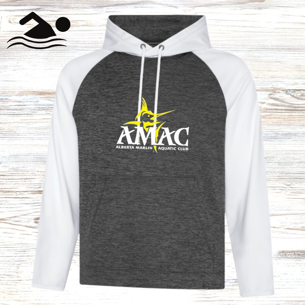 Two Tone Classic AMAC Marlins Logo Hoodie