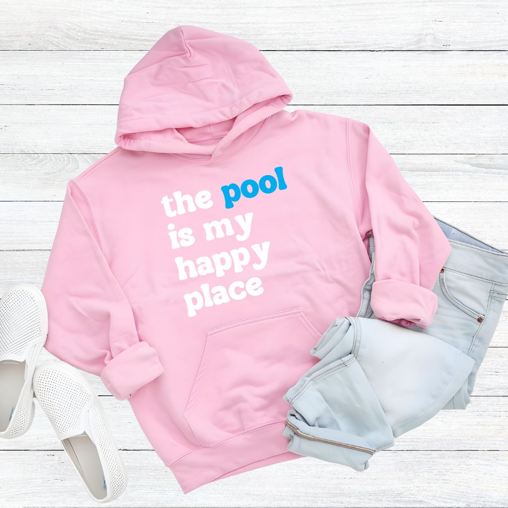 Youth - The Pool Is My Happy Place Crewneck or Hoodie