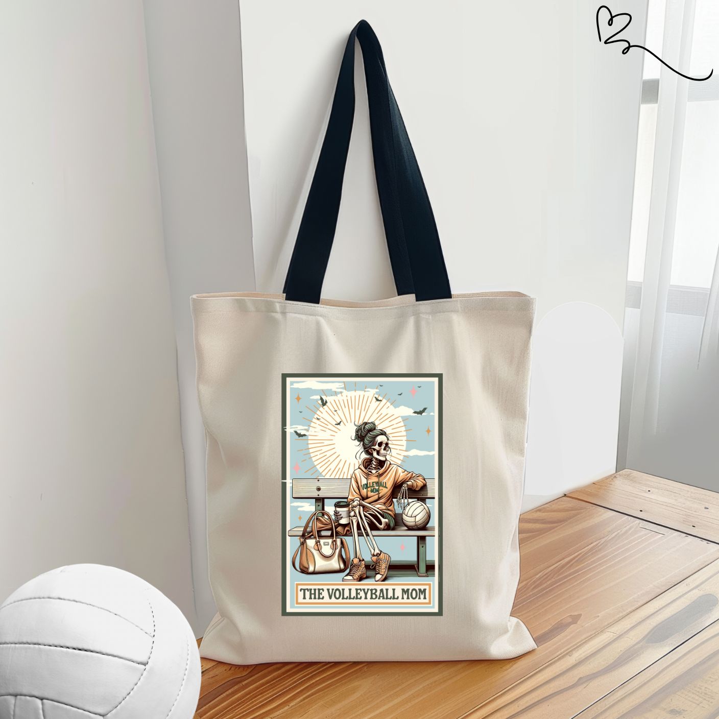 Skelly Sports Mom Tote Bags