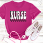 Retro Checkered Nurse T-Shirt