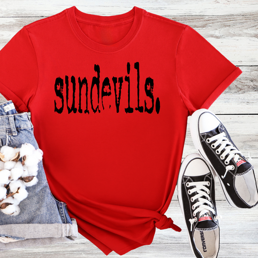 Sundevils Vintage Typo T-shirt/Crewneck/Hoodie