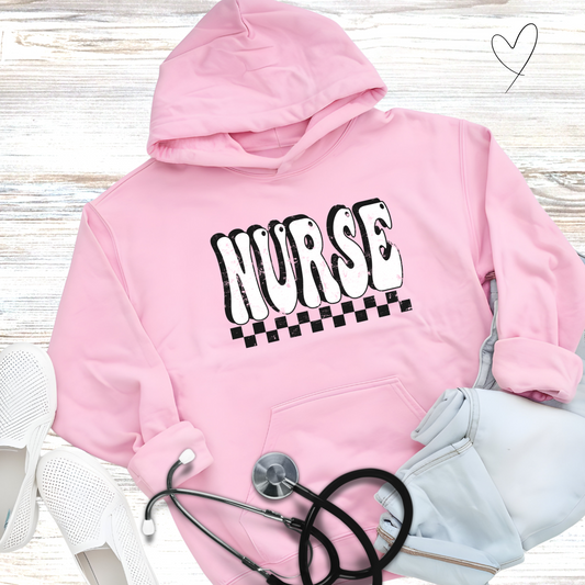 Retro Nurse Crewneck or Hoodie
