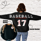 Softball or Baseball Mama Across Back Crewneck