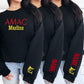 Distressed AMAC Marlins Crewneck or Hoodie