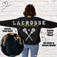 Lacrosse Mama Across Back Crewneck
