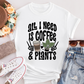 All I Need Is Coffee & Plants T-Shirt