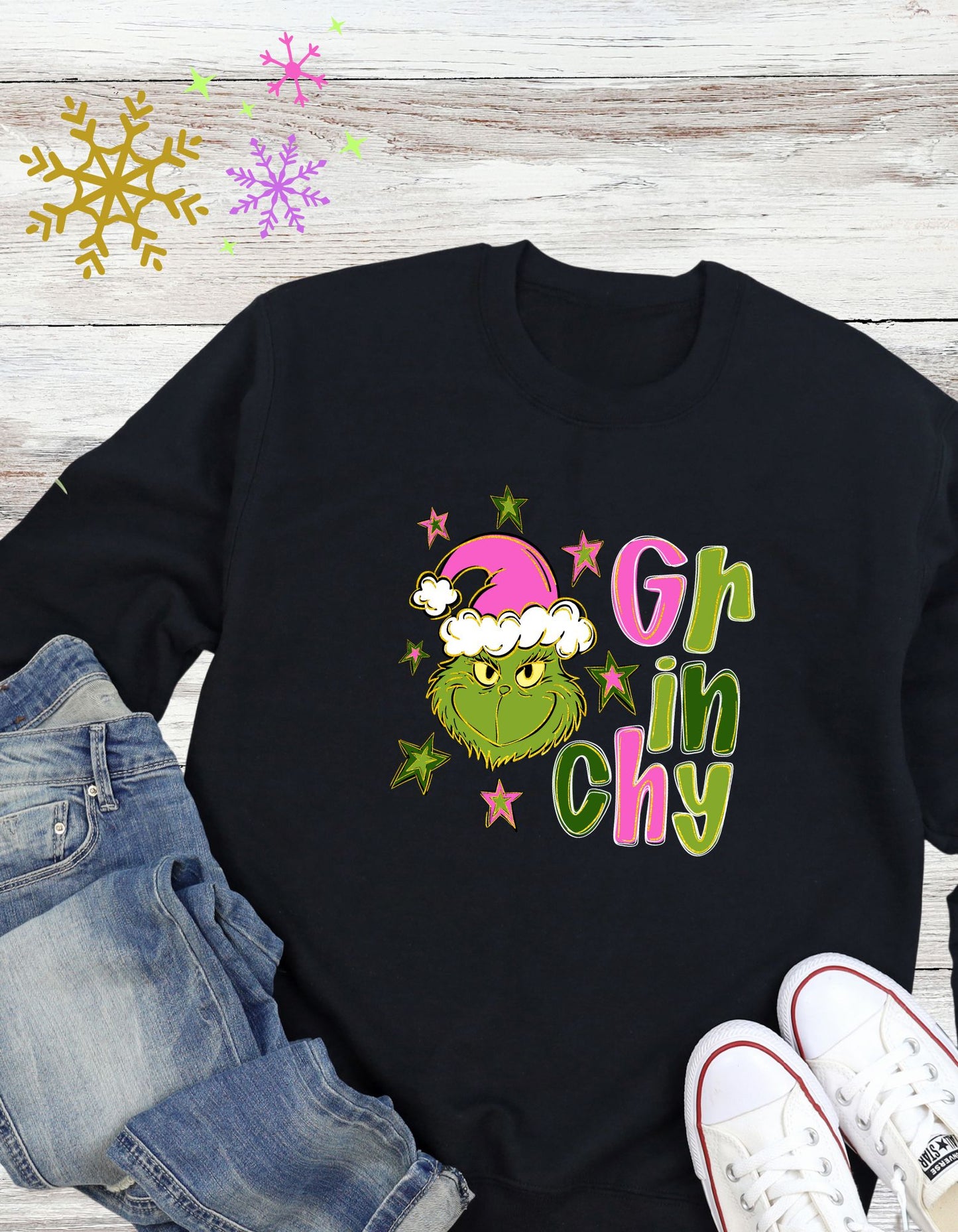 Grinchy T-shirt, Crewneck or Hoodie