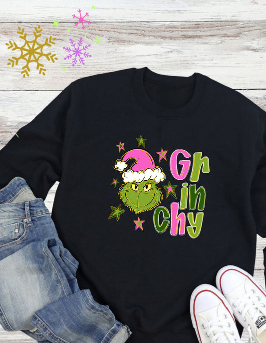 Grinchy T-shirt, Crewneck or Hoodie