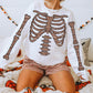 Patterned Bones Crewneck or Hoodie