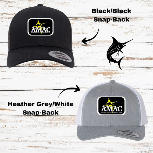 AMAC Marlins Classic Logo Snap-Back Hat