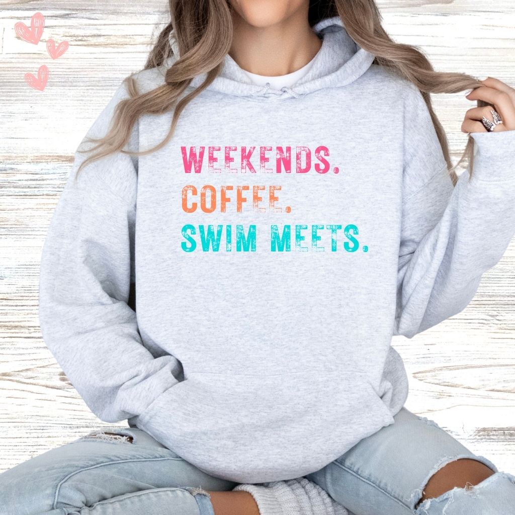Weekends Coffee Swim Meets T-shirt/Crewneck/Hoodie