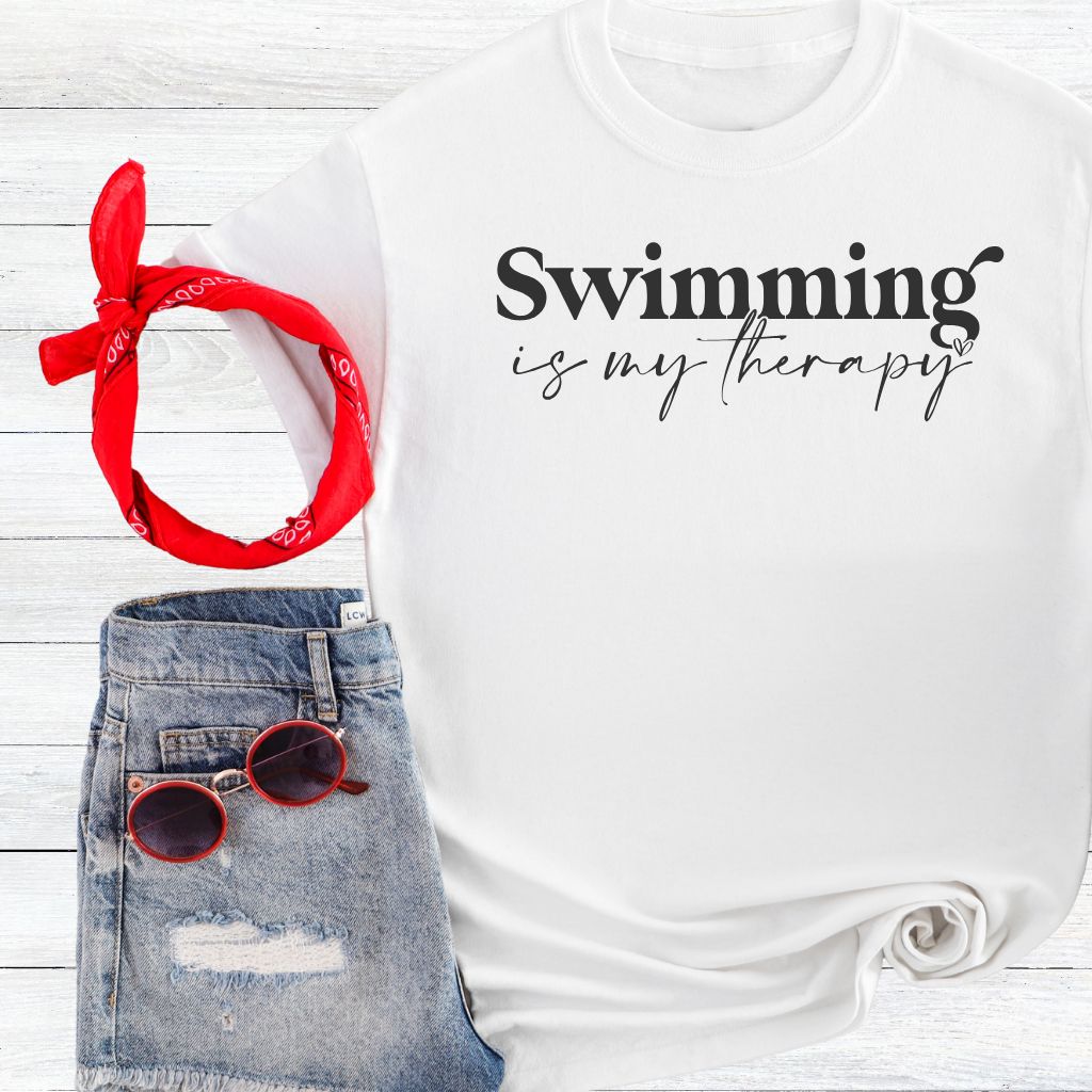 Swimming is My Therapy T-shirt