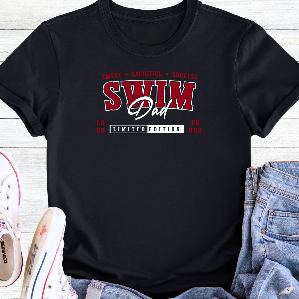 Swim Dad Limited Edition - Choose Your Team Colours - T-Shirt, Crewneck or Hoodie