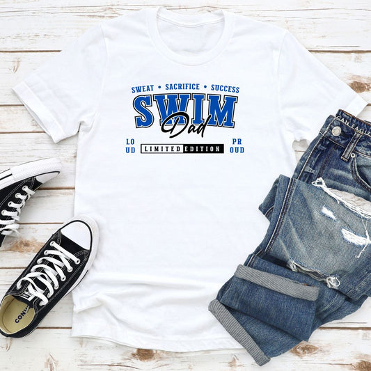Swim Dad Limited Edition - Choose Your Team Colours - T-Shirt, Crewneck or Hoodie