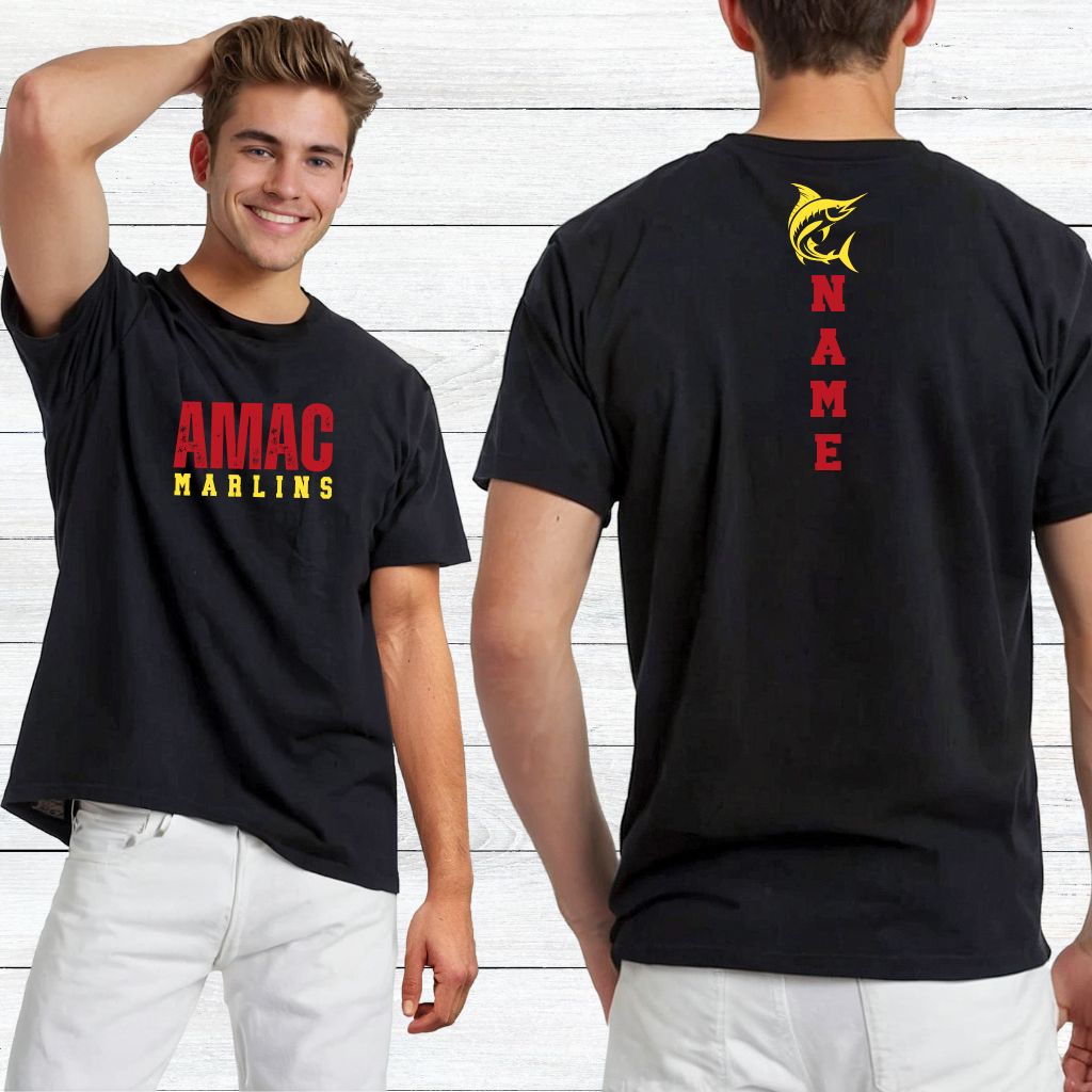 Distressed AMAC Marlins T-Shirt