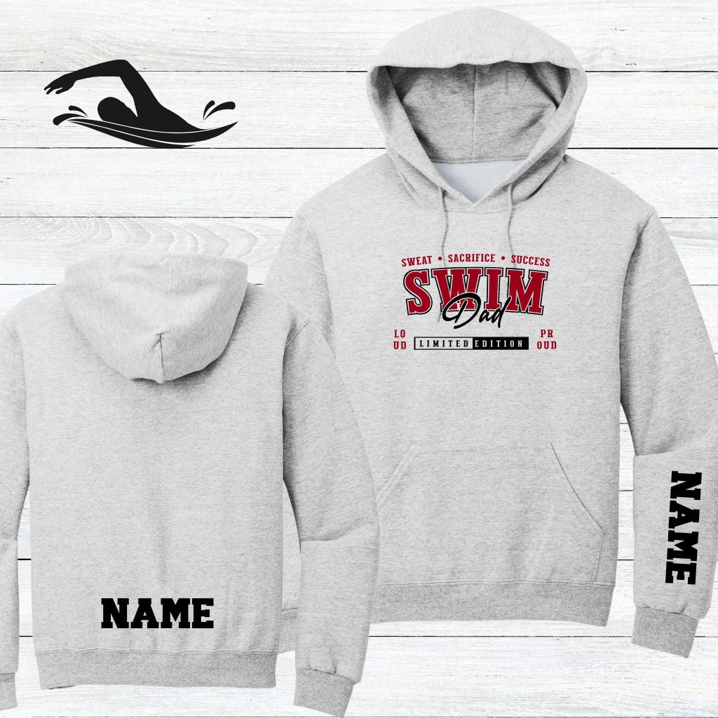 Swim Dad Limited Edition - Choose Your Team Colours - T-Shirt, Crewneck or Hoodie