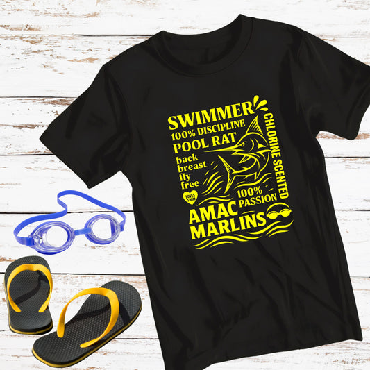 Marlin's Pool Rat T-shirt, Crewneck or Hoodie