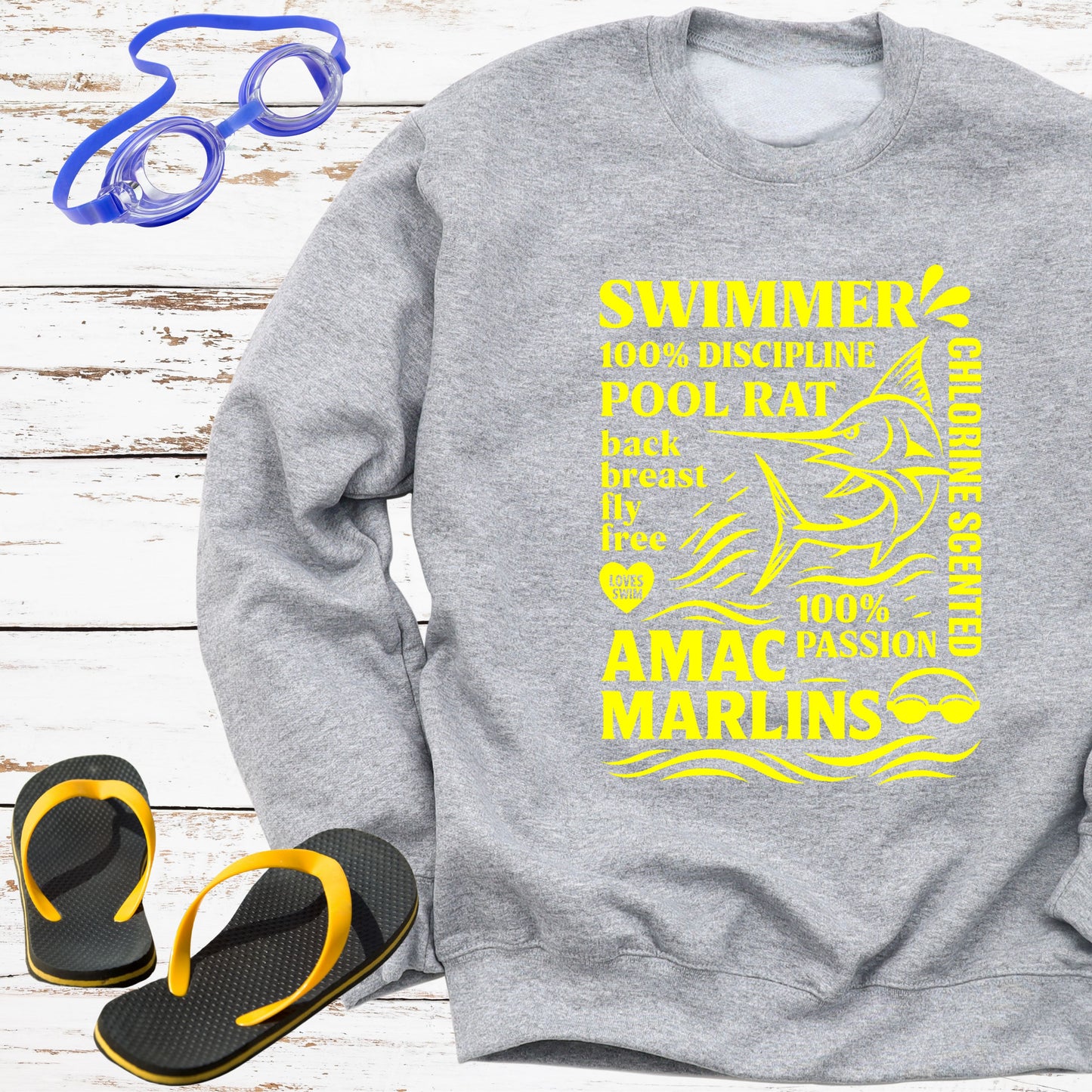 Marlin's Pool Rat T-shirt, Crewneck or Hoodie