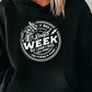 It was a Rough Week - White Outline