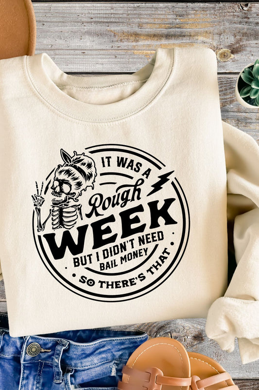 It was a Rough Week - Black Image