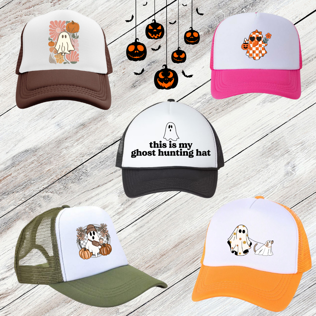 Fall & Halloween Trucker Hats