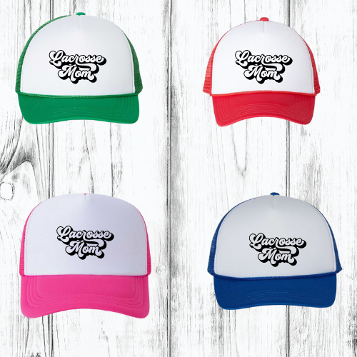Lacrosse Mom Foam Mesh Back Trucker Cap