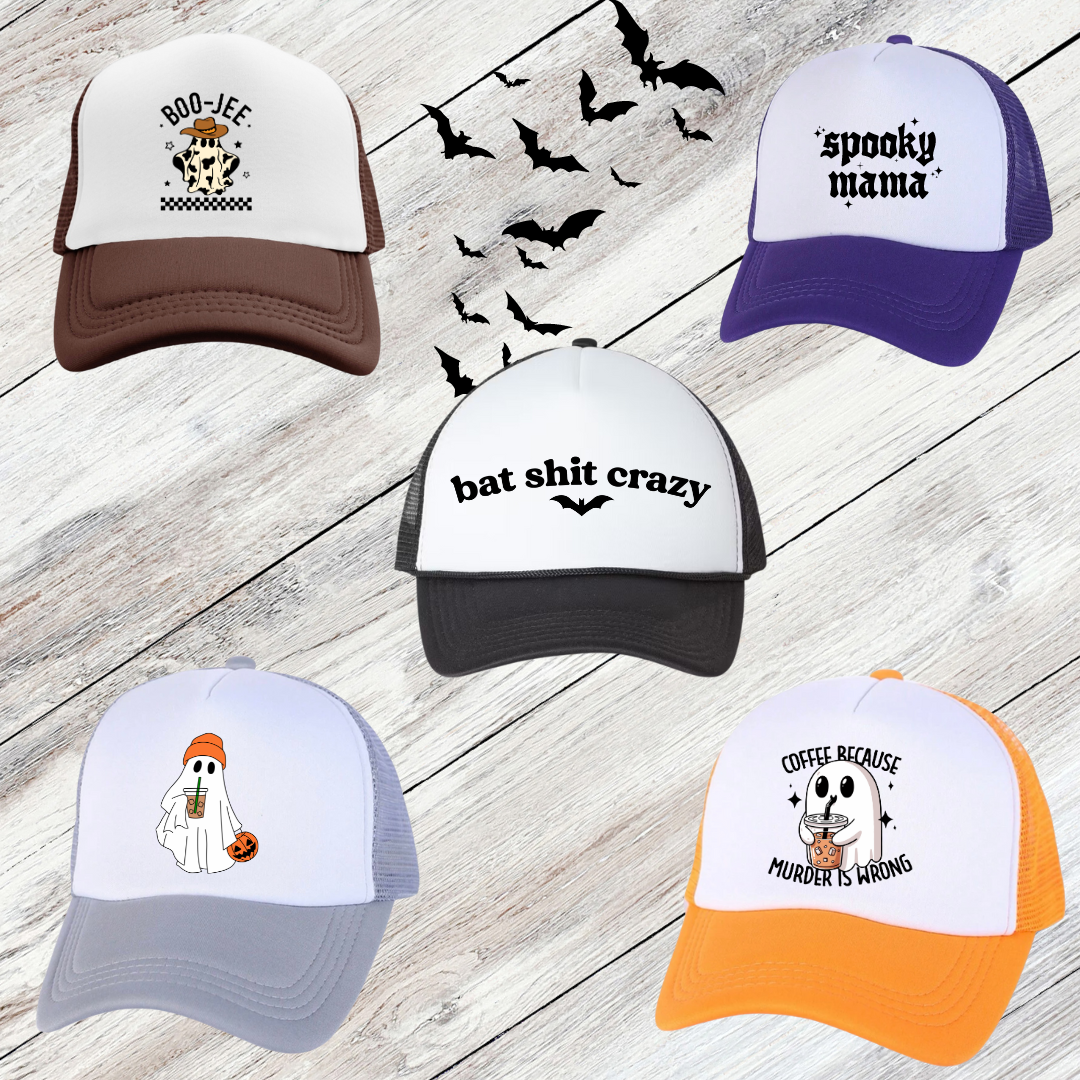 Fall & Halloween Trucker Hats