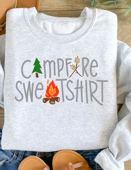 Campfire Sweatshirt Crewneck or Hoodie