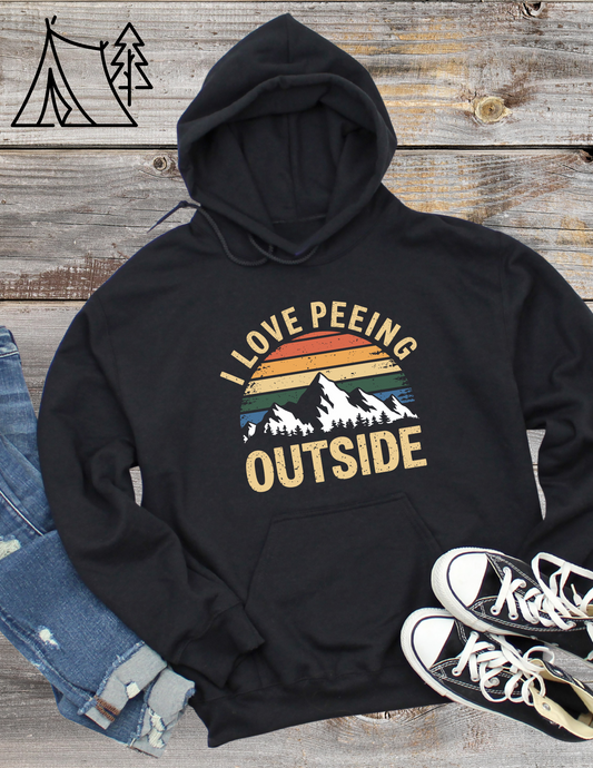 I Love Peeing Outside