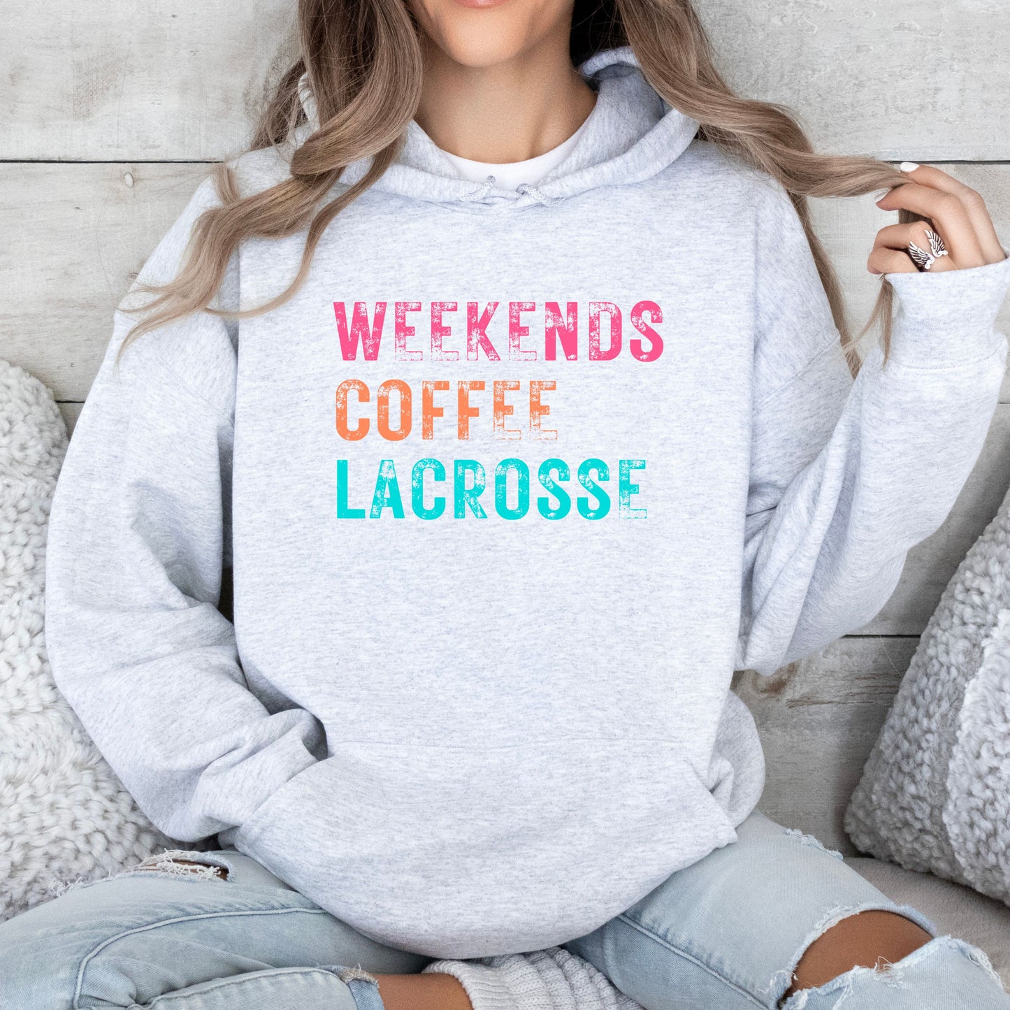 Weekends Coffee Lacrosse T-shirt/Crewneck/Hoodie